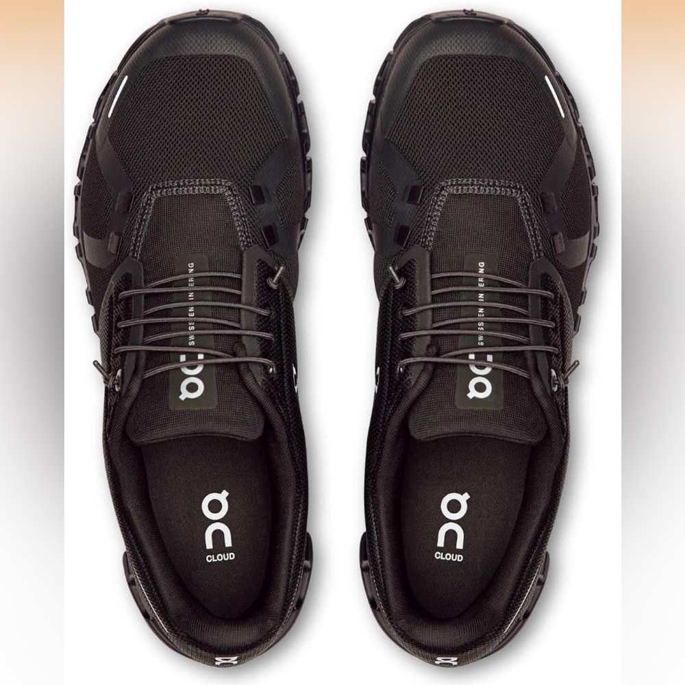 On Running Cloud 6 Sneakers Men’s Size 8.5 Black on Black New In Box - Picture 3 of 8